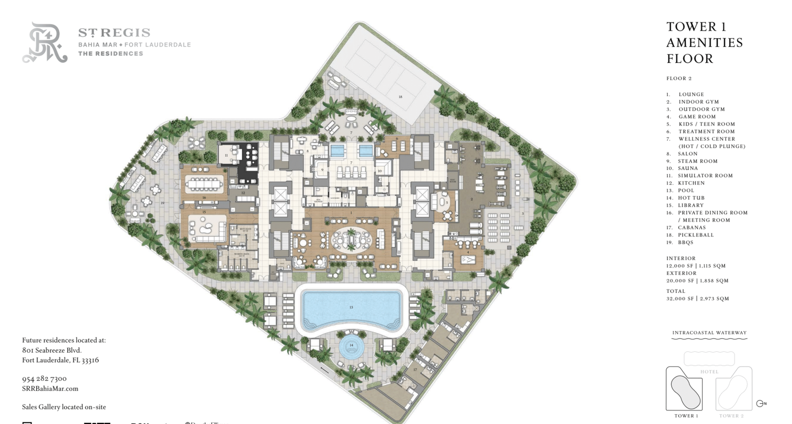 Amenities Floor Plan
